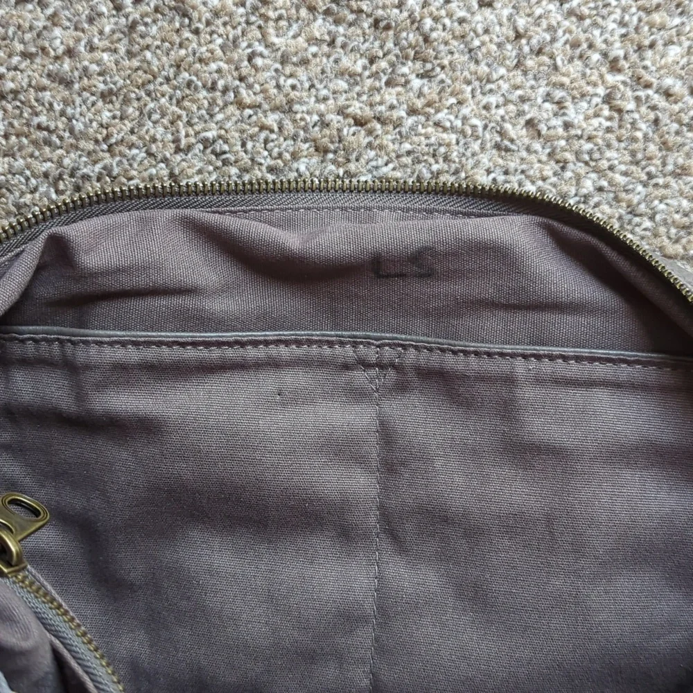 Liebskind Berlin Double Esther Gray Leather Satchel Bag